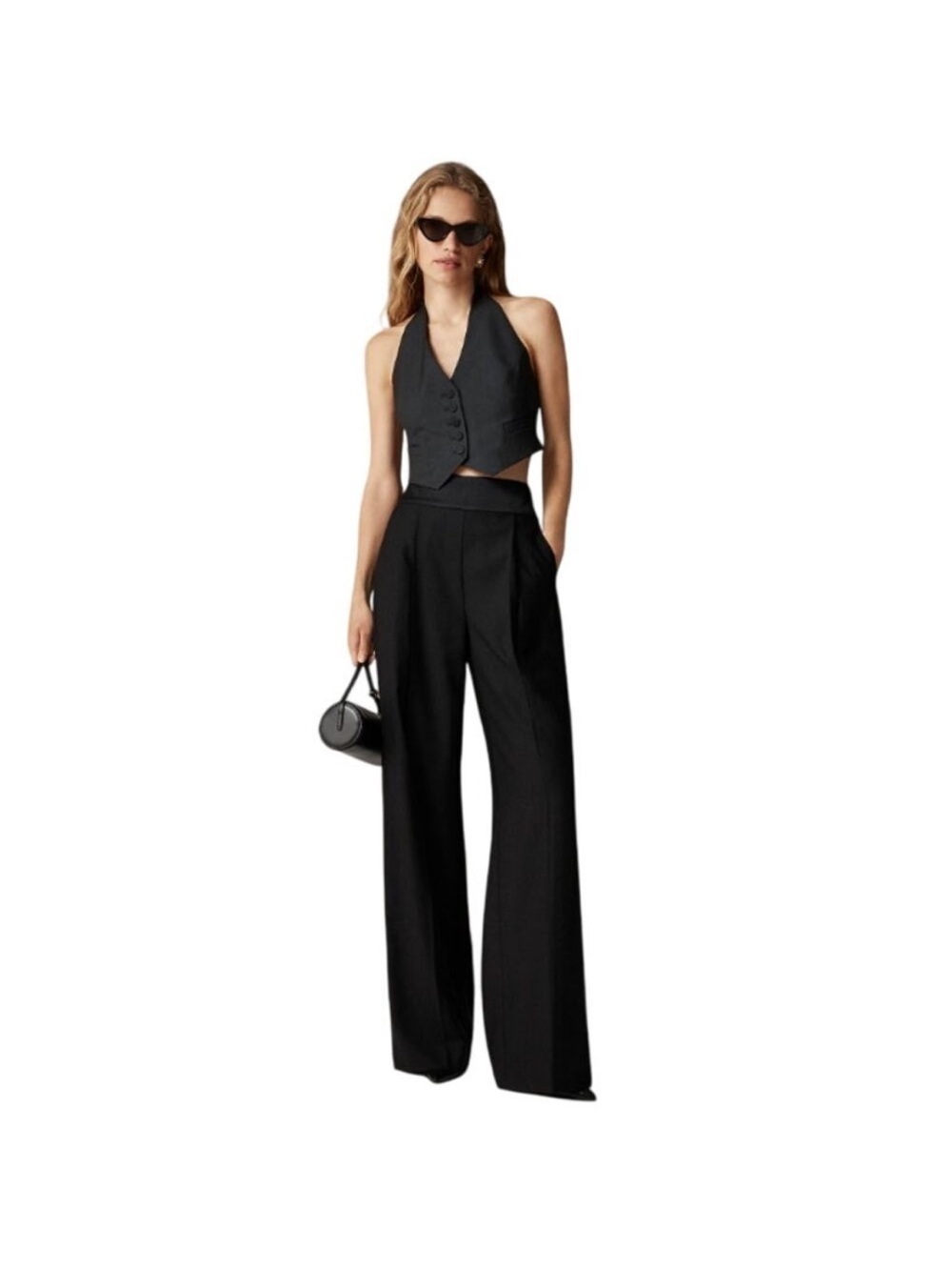 J. Crew Collection wide-leg trouser pant 100% wool size 2 chic preppy academia